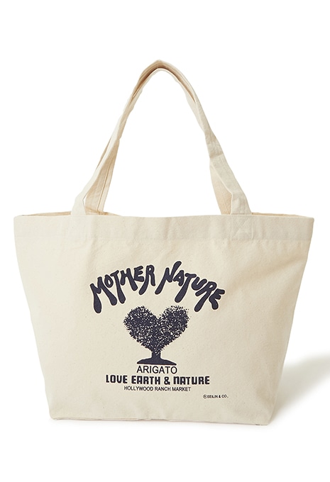 MOTHER NATURE トートバッグ L(ONE NAVY): バッグ ハリウッドランチ ...