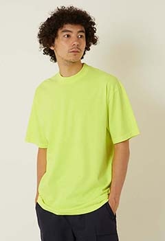 HIGH STANDARD SECURITY NEON ショートスリーブ Tシャツ MADE IN USA（XL / YELLOW）