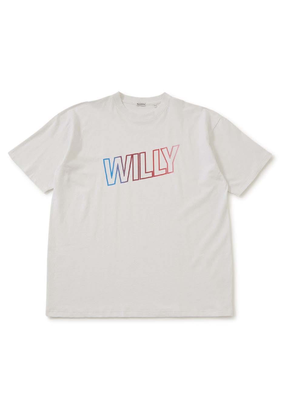 WILLY CHAVARRIA BSP023  WILLYグラディエント ロゴ Tシャツ