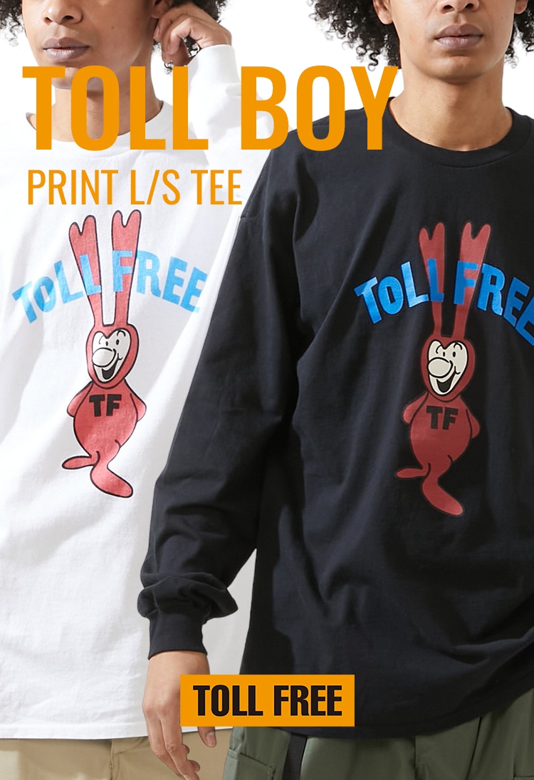 TOLL BOY PRINT LS T-SHIRT | TOLL FREE | トールフリー