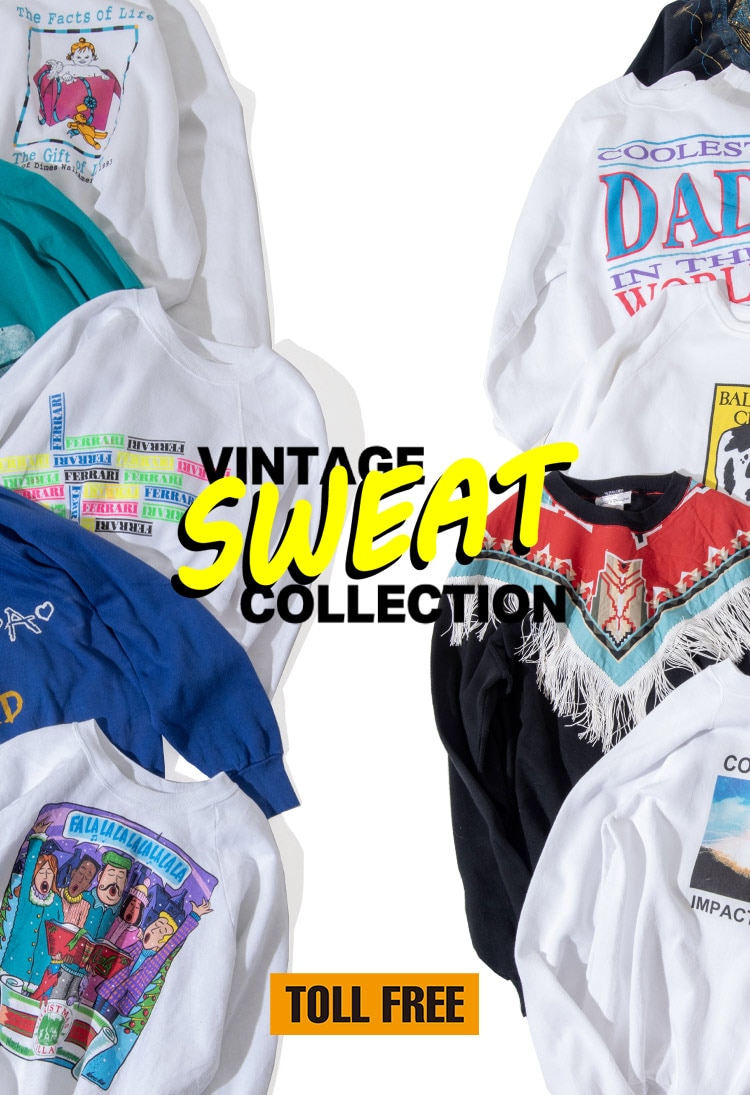 VINTAGE SWEAT COLLECTION | TOLL FREE | トールフリー