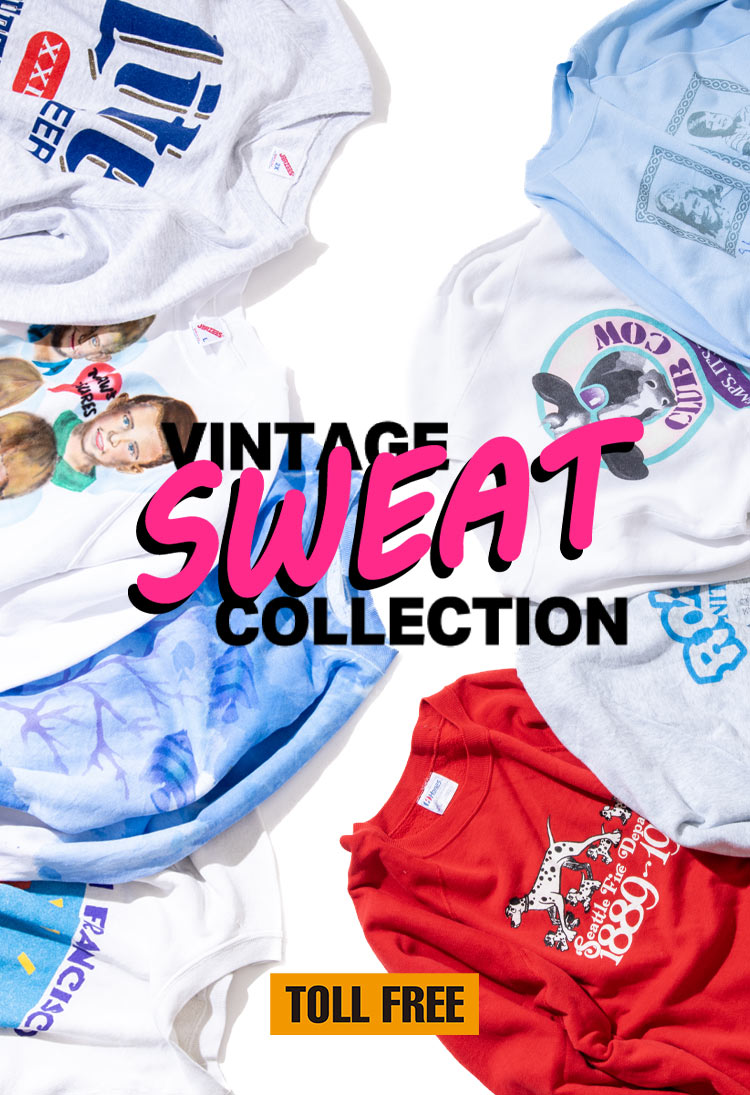 VINTAGE SWEAT COLLECTION | TOLL FREE | トールフリー