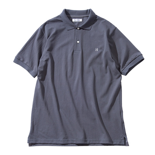 H embroidery GIZA KANOKO POLO | HOLLYWOOD RANCH MARKET | ハリウッドランチマーケット |  聖林公司 ハリウッドランチマーケット公式通販 | 聖林公司オンラインショップ