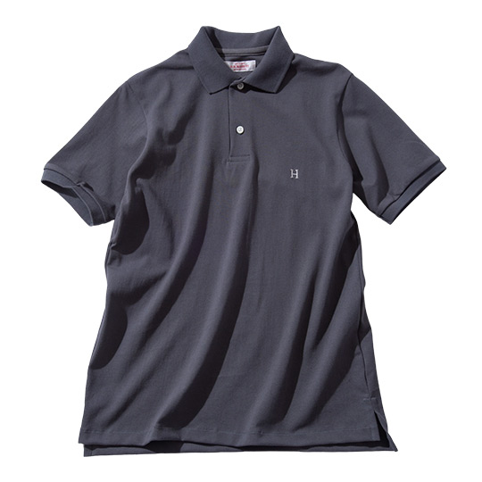 H embroidery GIZA KANOKO POLO | HOLLYWOOD RANCH MARKET | ハリウッドランチマーケット |  聖林公司 ハリウッドランチマーケット公式通販 | 聖林公司オンラインショップ