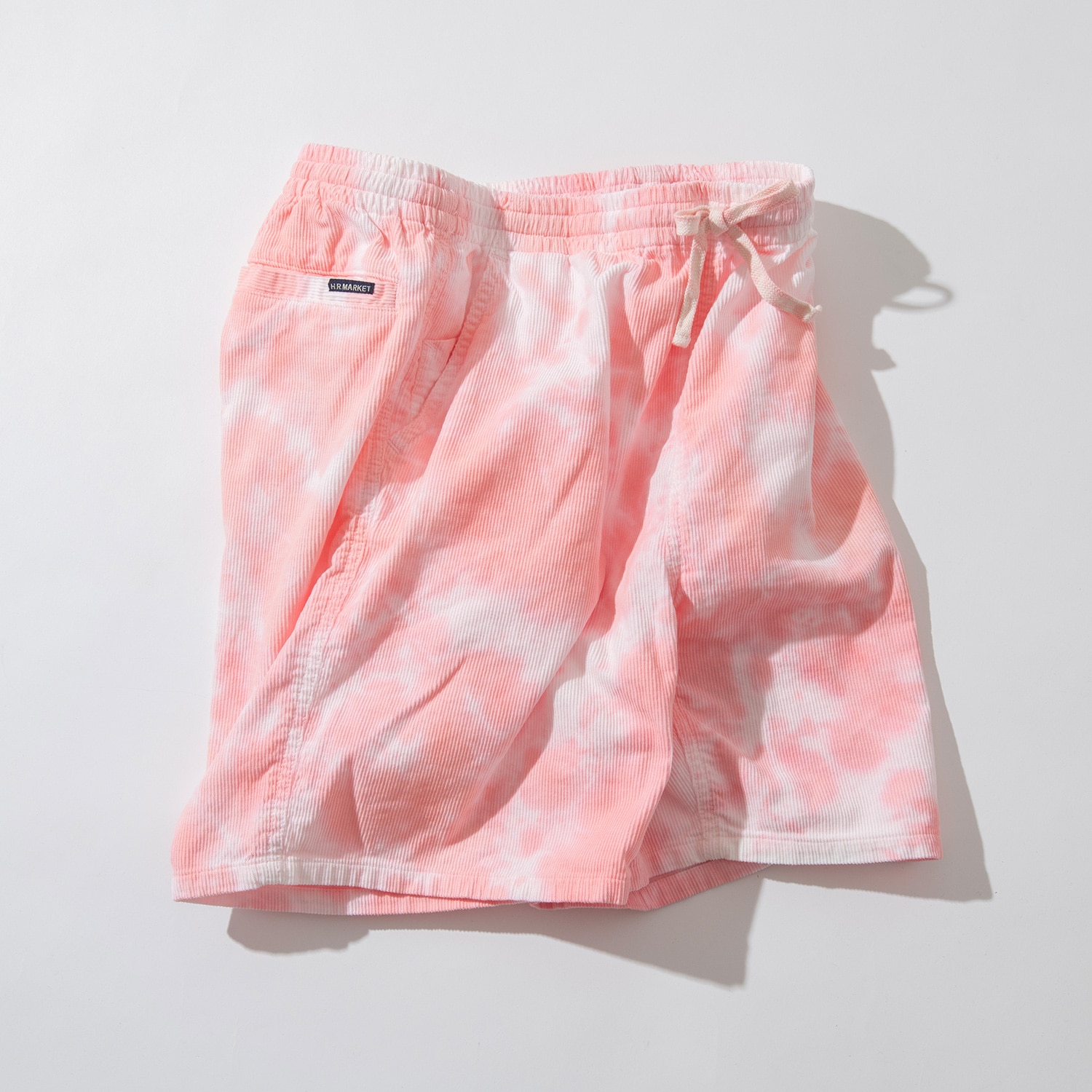 UNEVEN DYED RELAX BEACH SHORTS