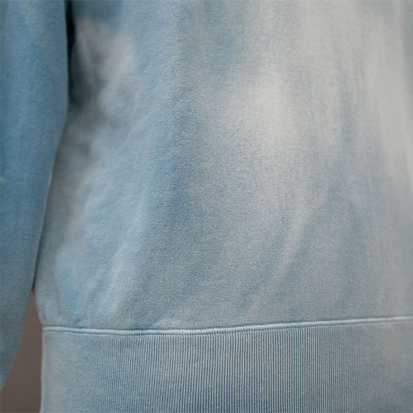 スーパーストレッチ ユーズドウォッシュ クルーネックスウェット