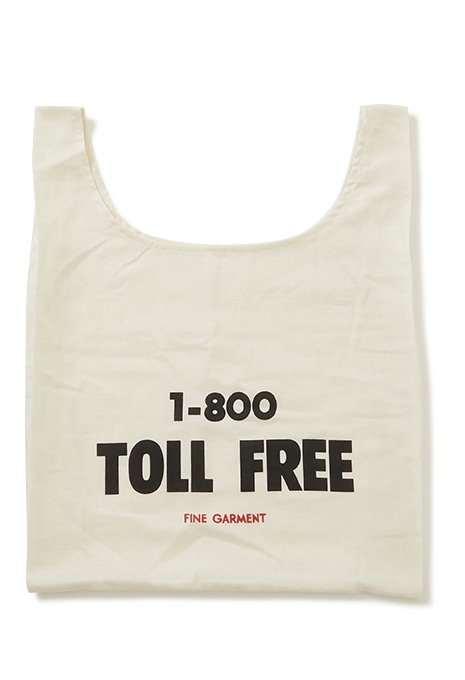 TOLL FREE オリジナルロゴ マルシェバッグ