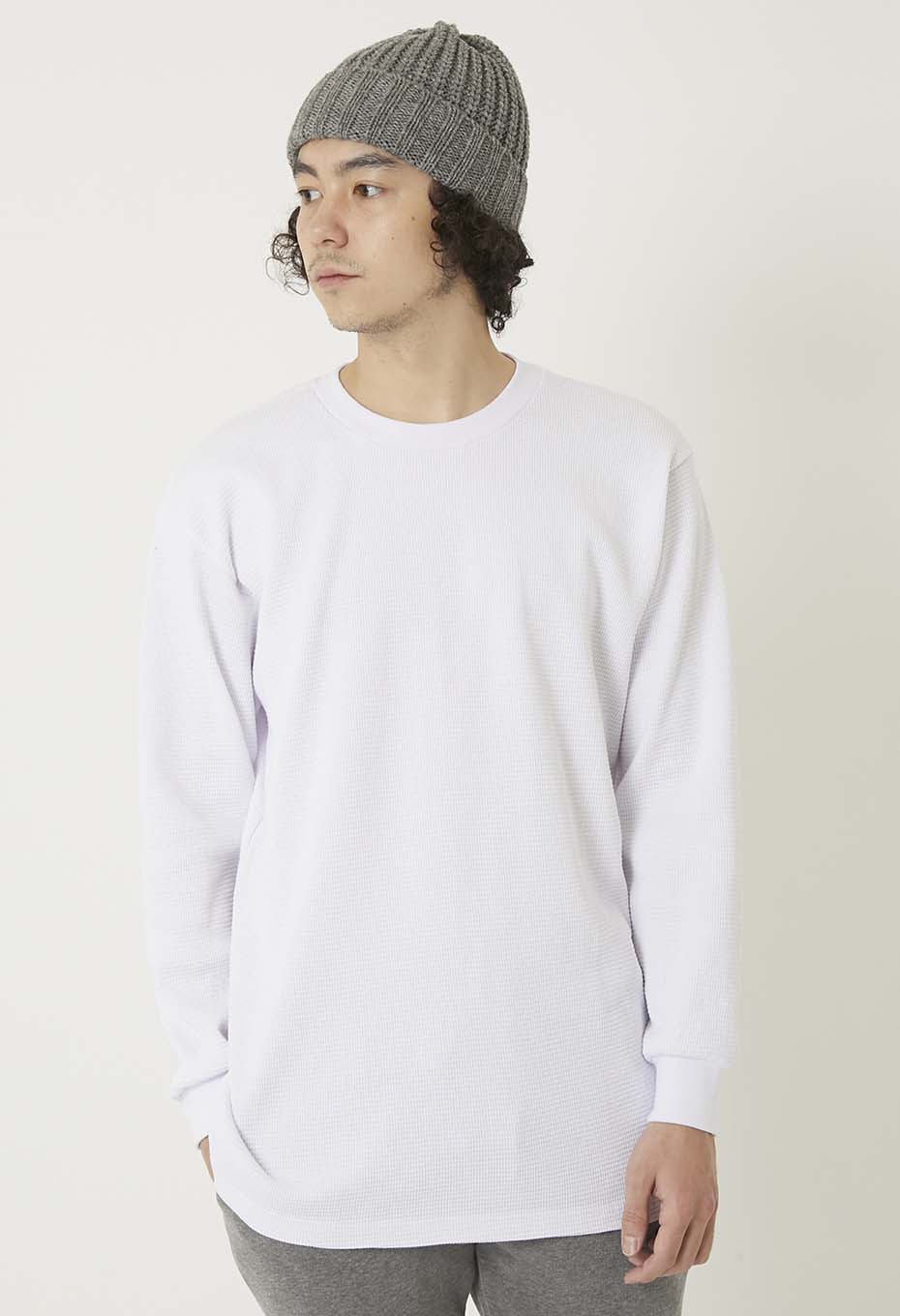 SHAKA WEAR 9.0oz サーマル ロングスリーブ(M WHITE): トップス