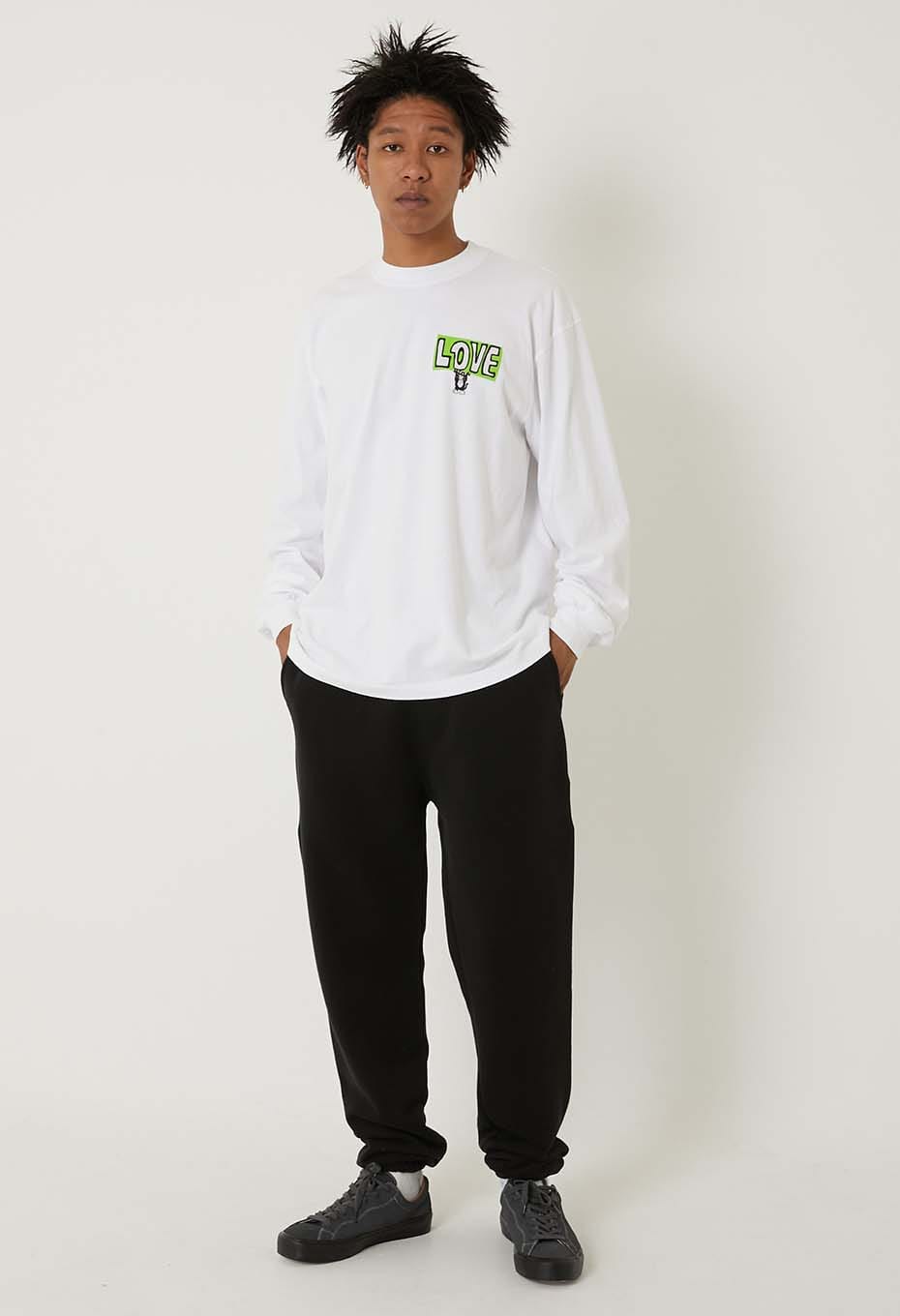 NEVVER BROCHURE Sweat Pants スウェット L 限定特別価格 growthcenter