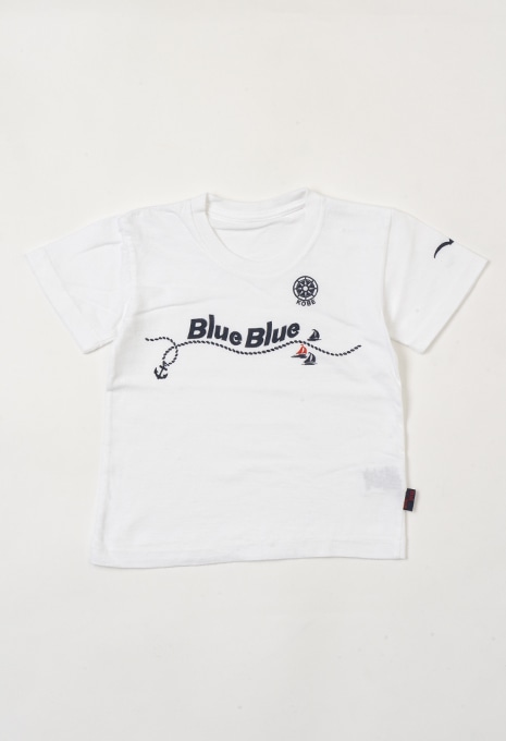 キッズ BLUEBLUE KOBE ヨット Tシャツ