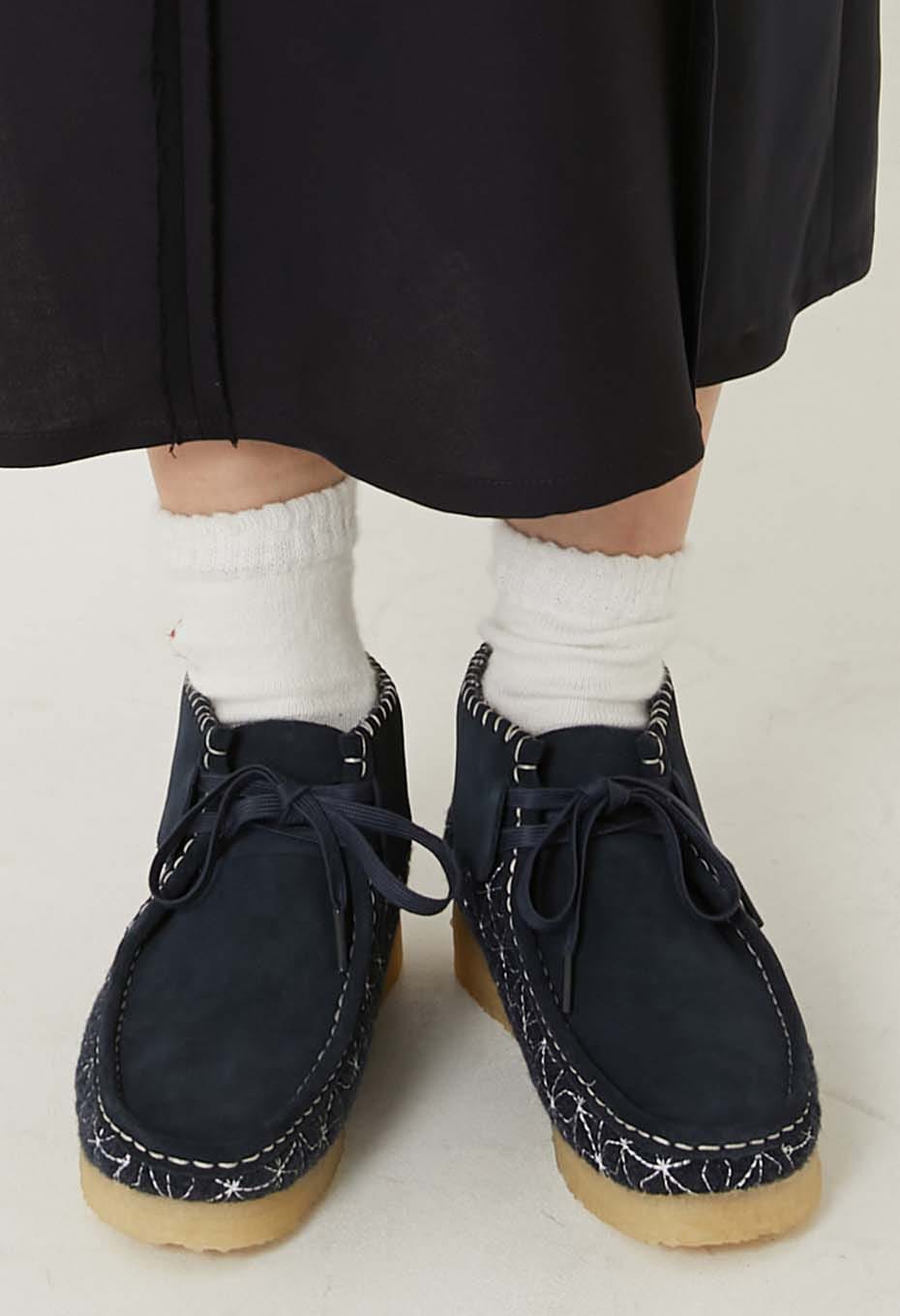 Clarks|レザーシューズ|CLARKS ワラビーブーツ SASHIKO ウイメンズ