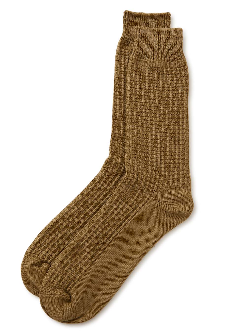 ROTOTO R1110-AW22 COTTO WAFFLE CREWSOCKS