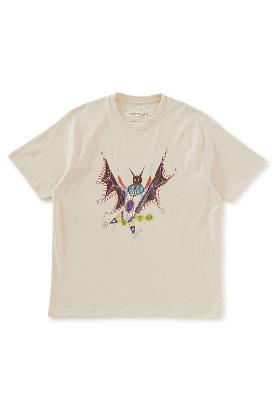 GENTLEFULLNESS リサイクルコットン Tシャツ/ BAT