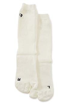 OKURA 見えない五本指の靴下 足袋ロングソックス（ONE / WHITE）