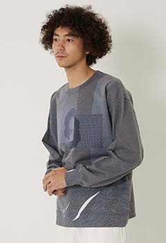 elephant TRIBAL fabrics パッチワーク ベートーベン スウェットシャツ E03-MTG23F