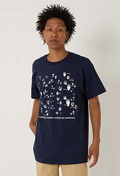 LIBERTY GRAPHICS /FOOTPRINTS OF NORTHAMERICA ショートスリーブTシャツ