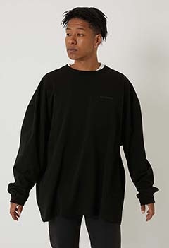 WILLY CHAVARRIA /AAP002 バッファロー ロングスリーブ Tシャツ（S / BLACK）