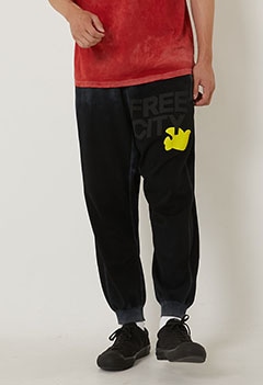 FREECITY /FCBSWP077 LARGESUN FADES POCKET SWEATPANT