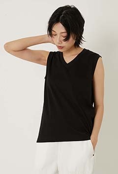 GICIPI /2414P ACCIAIO ノースリーブ Tシャツ ウイメンズ