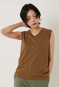 GICIPI /2414P ACCIAIO ノースリーブ Tシャツ ウイメンズ