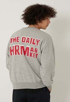 THE DAILY HRMARKET クルーネックスウェットシャツ