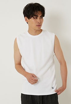 ストレッチフライス ノースリーブ Tシャツ