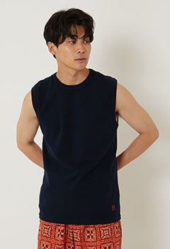 ストレッチフライス ノースリーブ Tシャツ