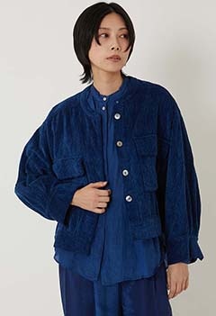 enrica /ジャケット020 INDIGO BLUE