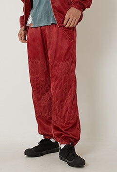 FREECITY /ACBPNT014 FLAP SNAP SATIN JUMP PANT