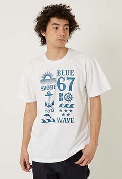 BLUE SHORE ショートスリーブ Tシャツ