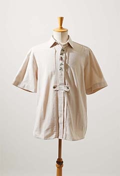 VINTGAE TYROLEAN SS SHIRT /BEIGE