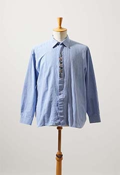 VINTAGE TYROLEAN LS SHIRT /BLUE