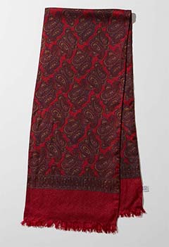 VINTAGE LONG SCARF /RED