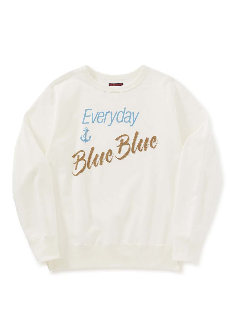 Everyday Blue Blue クルーネック スウェット