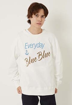 Everyday Blue Blue クルーネック スウェット