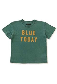 キッズ BLUE TODAY ヴィンテージウォッシュ ショートスリーブTシャツ