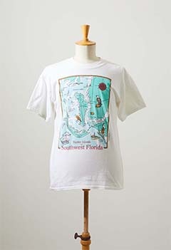 VINTAGE Barrier Islands PRINT SS T-SHIRT