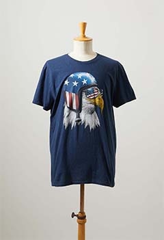 VINTAGE EAGLE HEAD PRINT SS T-SHIRT