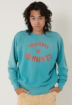 PROPERTY OF HRMARKET クルーネックスウェット