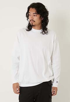 ストレッチフライス 9.5oz ヘムリブ ロングスリーブTシャツ