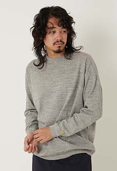 ストレッチフライス 9.5oz ヘムリブ ロングスリーブTシャツ