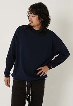 ストレッチフライス 9.5oz ヘムリブ ロングスリーブTシャツ