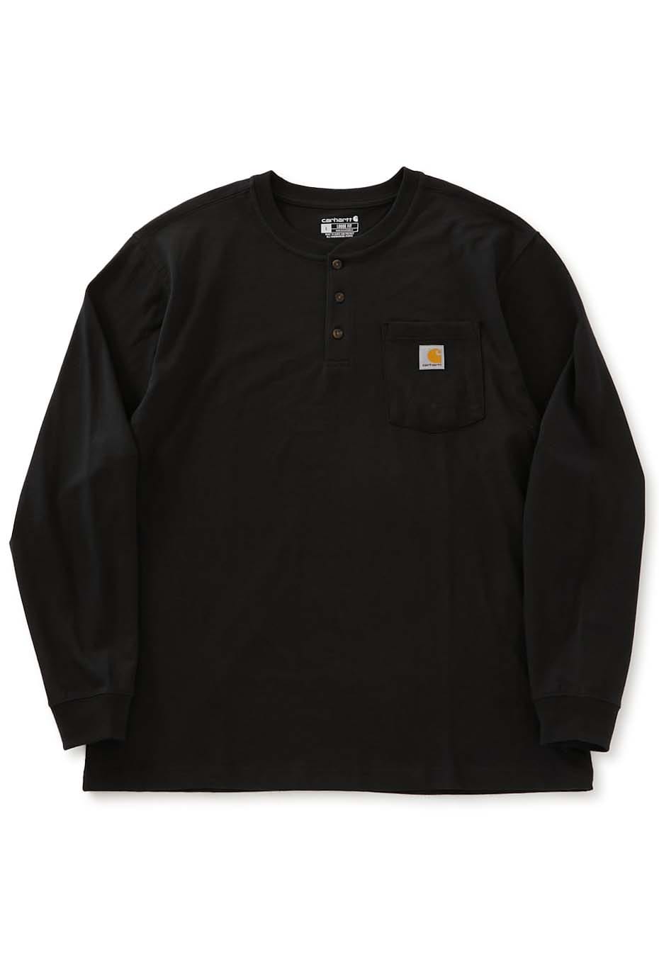 CARHARTT /ルーズフィット ヘビーウェイト LS ポケットヘンリーTシャツ