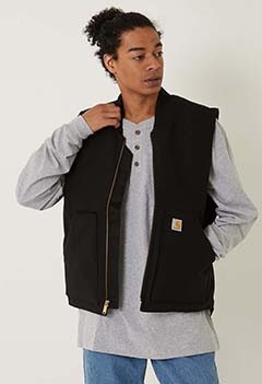 CARHARTT /リラックスフィット ファームダック Insulated Rib Collar ベスト