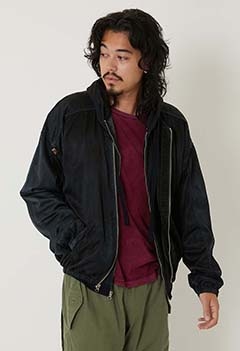 FREECITY /ACTJKT010 SATIN BOMBER SHELL JACKET