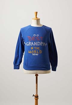 VINTAGE BEST GRANDPA BLUE SWEAT