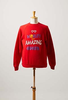 VINTAGE WORLD AMAZING GRANDPA RED SWEAT