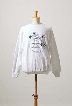 VINTGAE HOLLYWOOD STAR WHITE SWEAT