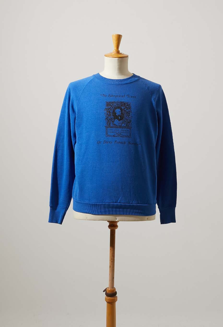 VINTAGE THE JOHN CRERAR LIBRARY BLUE SWEAT