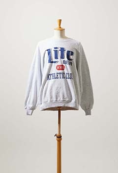 VINTAGE LITE BEER GREY SWEAT